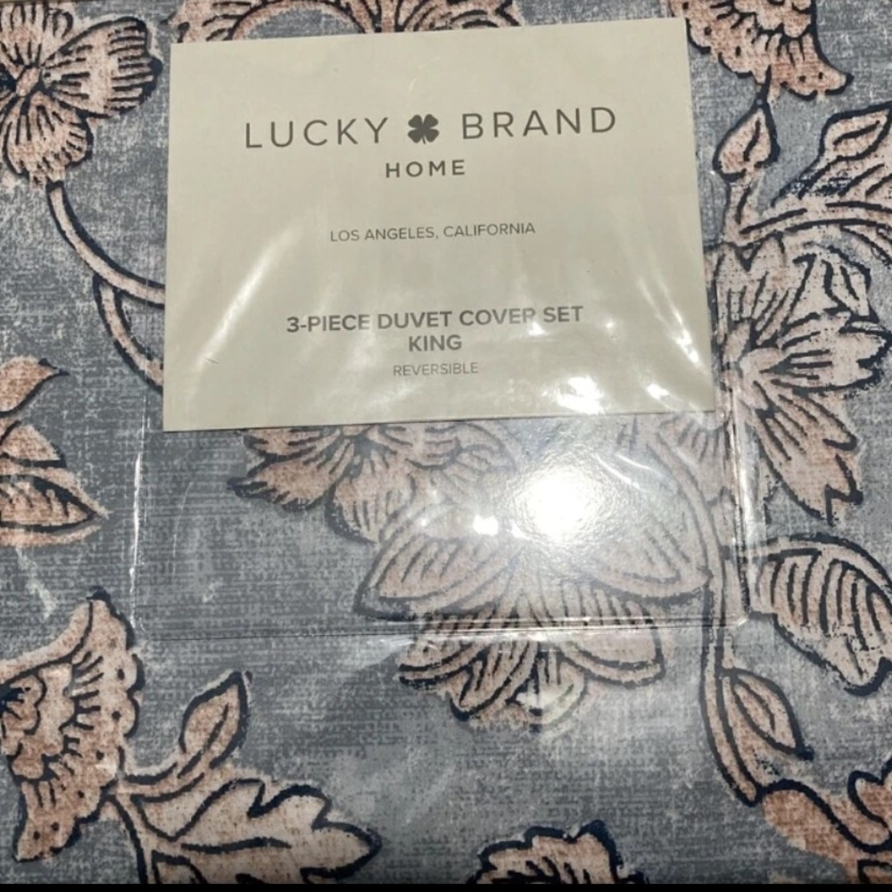 Lucky Brand Floral Duvet Cover Set